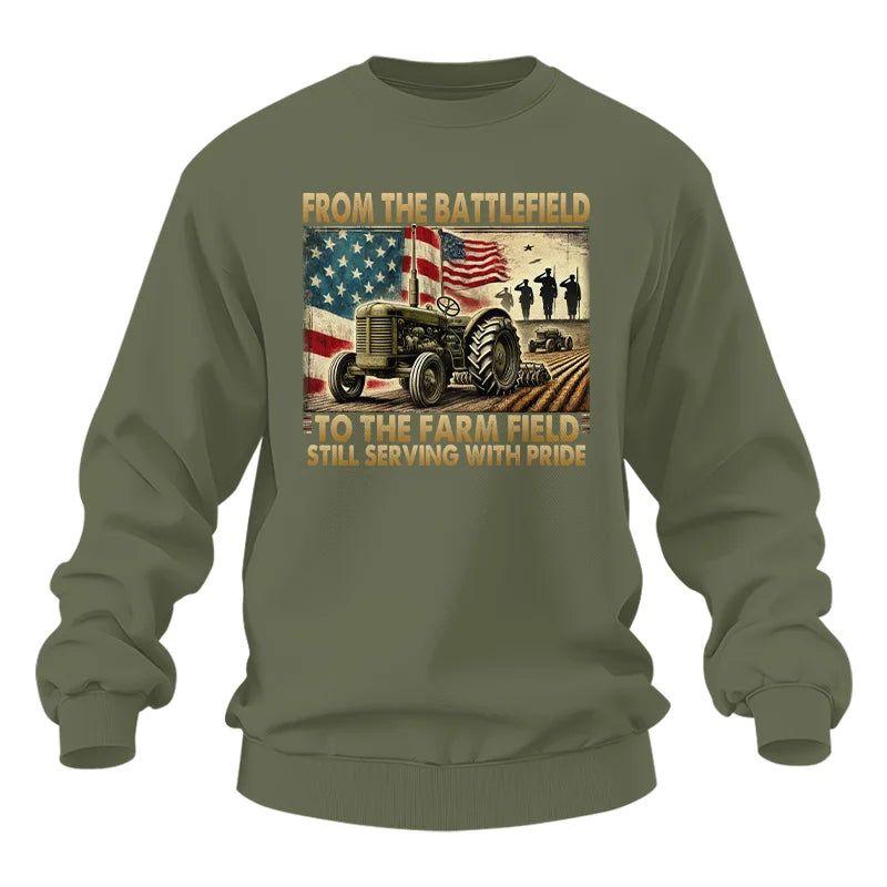 Image of Veteran Farmer From The Battlefield To The Farm Field 1 - Unisex Heavy Blend™ Crewneck Sweatshirt