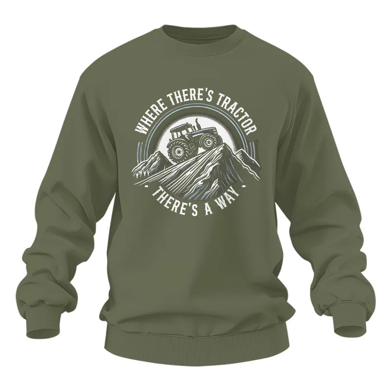 Image of Where There's A Tractor There's A Way 4 - Unisex Heavy Blend™ Crewneck Sweatshirt