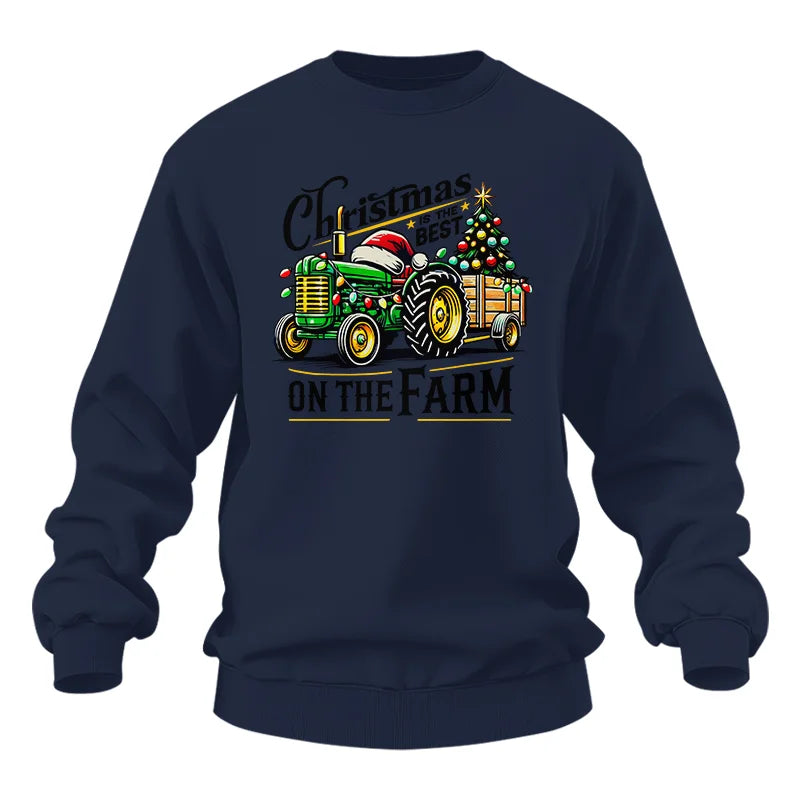 Image of Christmas Is The Best On The Farm 3 - Unisex Heavy Blend™ Crewneck Sweatshirt