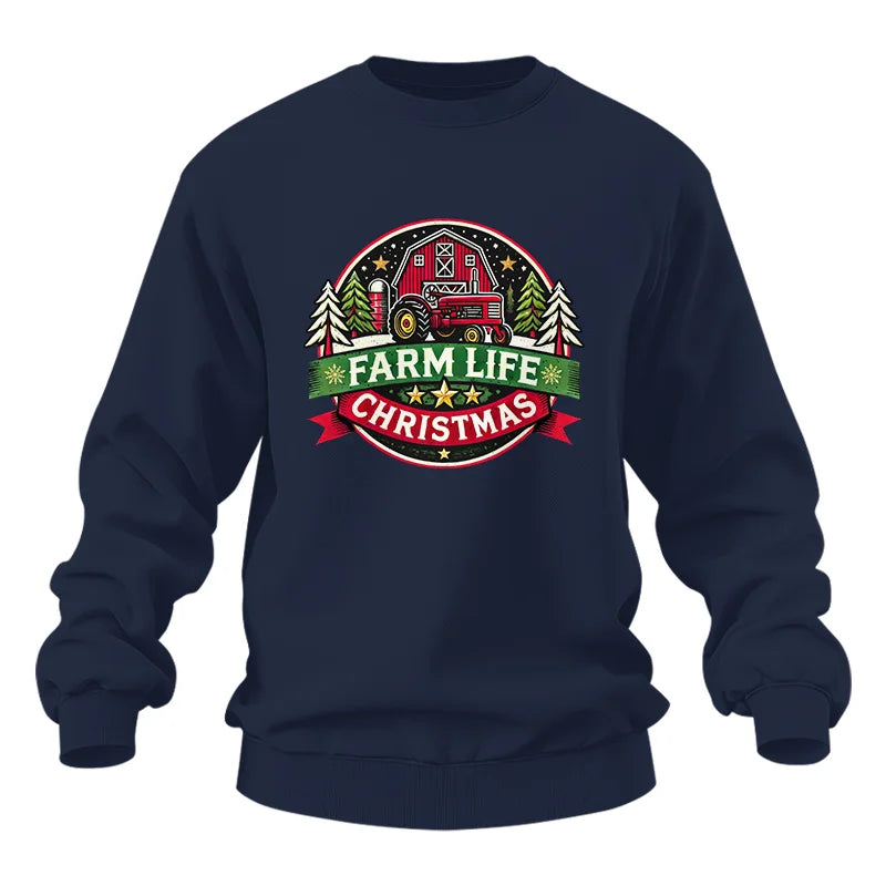 Image of Farm Life Christmas 3 - Unisex Heavy Blend™ Crewneck Sweatshirt