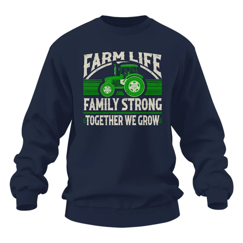 Farm life Family Strong_Together We grow - Unisex Heavy Blend™ Crewneck Sweatshirt