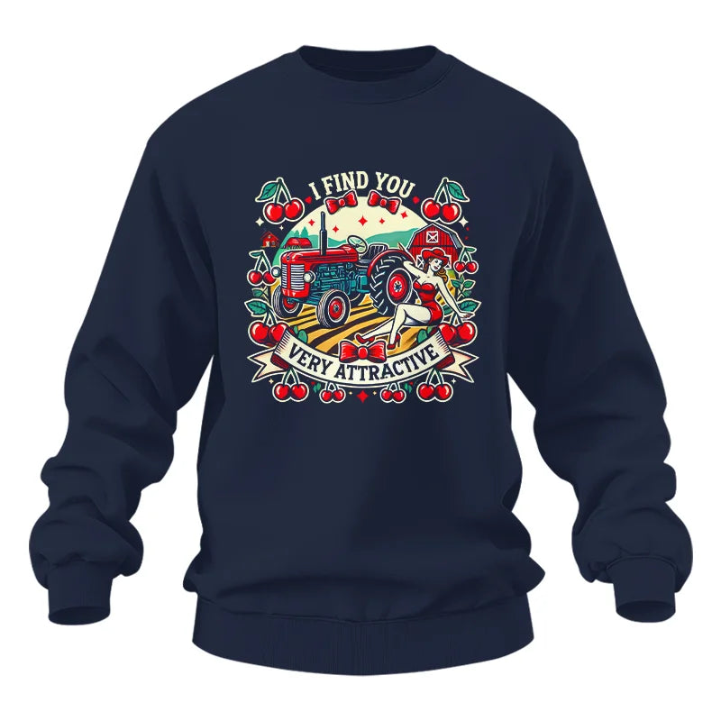 Image of I Find You Very Attractive Red Cherry - Unisex Heavy Blend™ Crewneck Sweatshirt