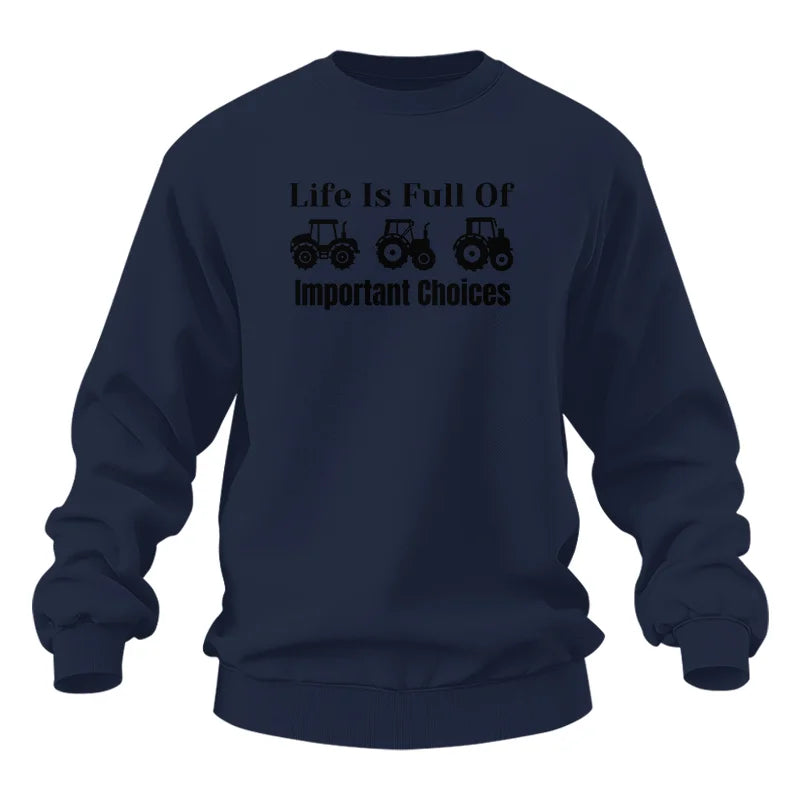 Image of Life Is Full Of Important Choices 22 - Unisex Heavy Blend™ Crewneck Sweatshirt