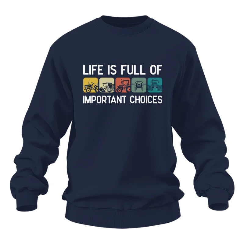 Image of Life Is Full Of Important Choices 40 - Unisex Heavy Blend™ Crewneck Sweatshirt