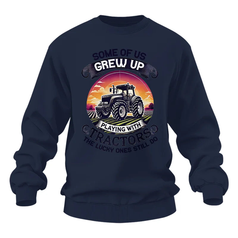 Some Of Us Grew Up Playing With Tractors 4 - Unisex Heavy Blend™ Crewneck Sweatshirt