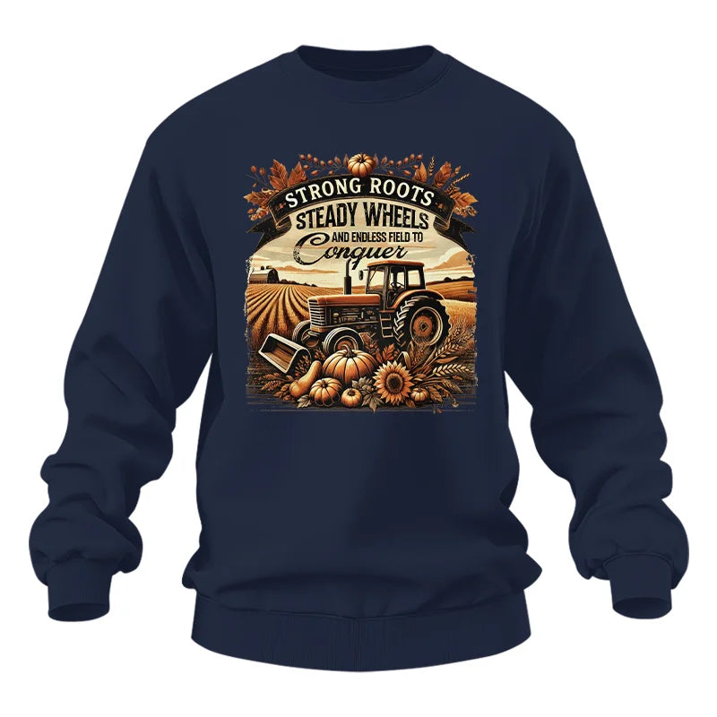 Thanksgiving Farmer Endless Fields To Conquer 2 - Unisex Heavy Blend™ Crewneck Sweatshirt