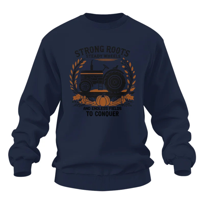 Image of Thanksgiving Farmer Endless Fields To Conquer 3 - Unisex Heavy Blend™ Crewneck Sweatshirt