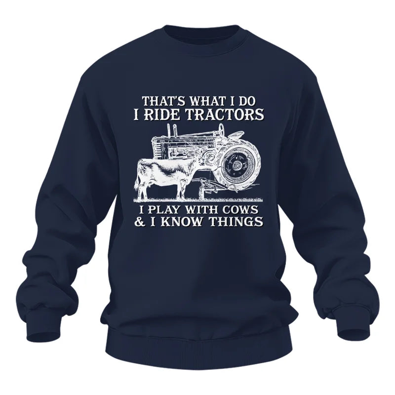 Image of That's What I Do I Ride Tractors - Unisex Heavy Blend™ Crewneck Sweatshirt