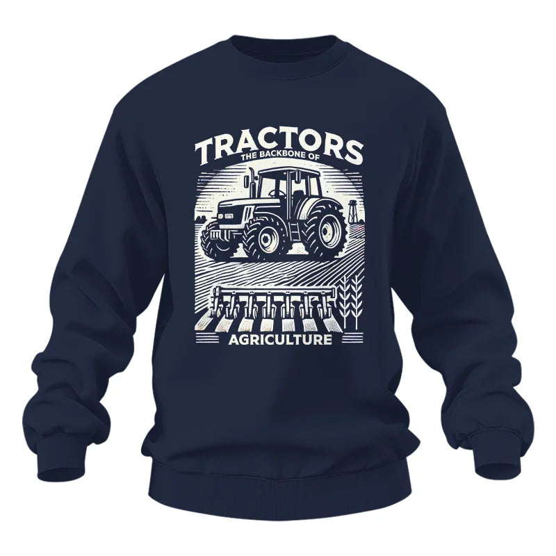 Image of Tractors The Backbone Of Agriculture - Unisex Heavy Blend™ Crewneck Sweatshirt