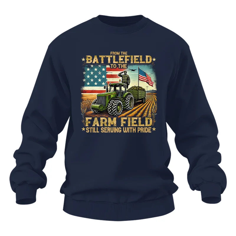 Image of Veteran Farmer From The Battlefield To The Farm Field 2 - Unisex Heavy Blend™ Crewneck Sweatshirt