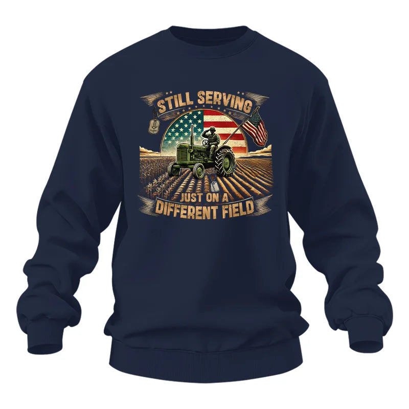 Image of Veteran Farmer Still Serving 8 - Unisex Heavy Blend™ Crewneck Sweatshirt