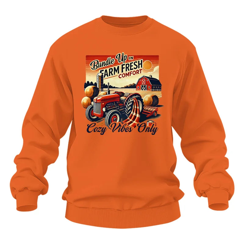 Image of Bundle Up in Farm Fresh Comfort_Cozy Vibes Only 2 - Unisex Heavy Blend™ Crewneck Sweatshirt