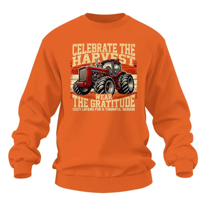 Celebrate the Harvest Wear the Gratitude - Unisex Heavy Blend™ Crewneck Sweatshirt