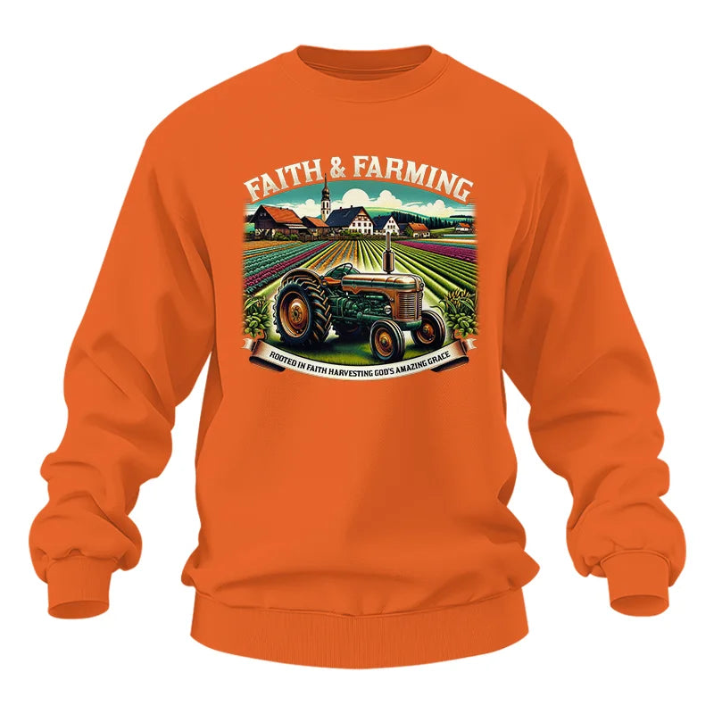 Faith And Farming 4 - Unisex Heavy Blend™ Crewneck Sweatshirt