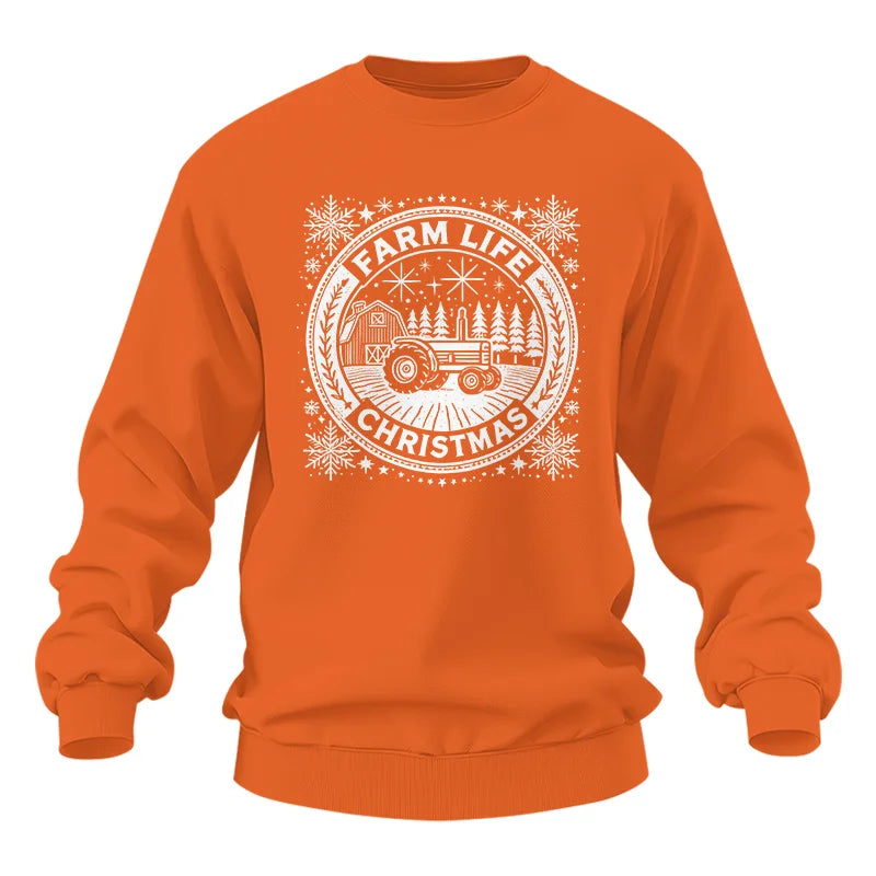 Image of Farm Life Christmas 2 - Unisex Heavy Blend™ Crewneck Sweatshirt