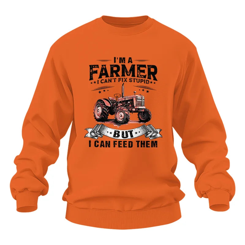 Farmer Can't Fix Stupid - Unisex Heavy Blend™ Crewneck Sweatshirt