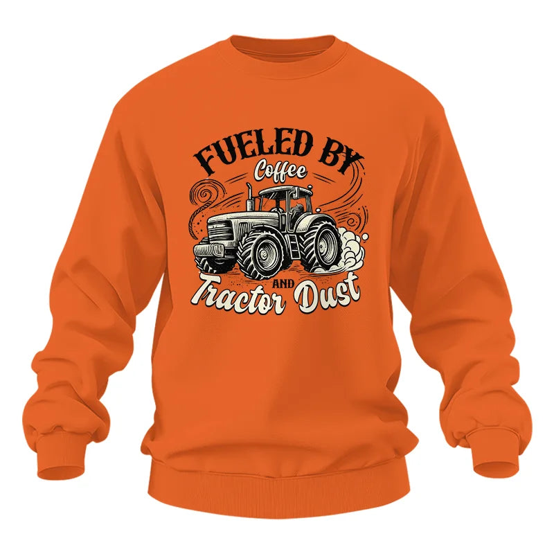 Fueled By Coffee And Tractor Dust 2 - Unisex Heavy Blend™ Crewneck Sweatshirt