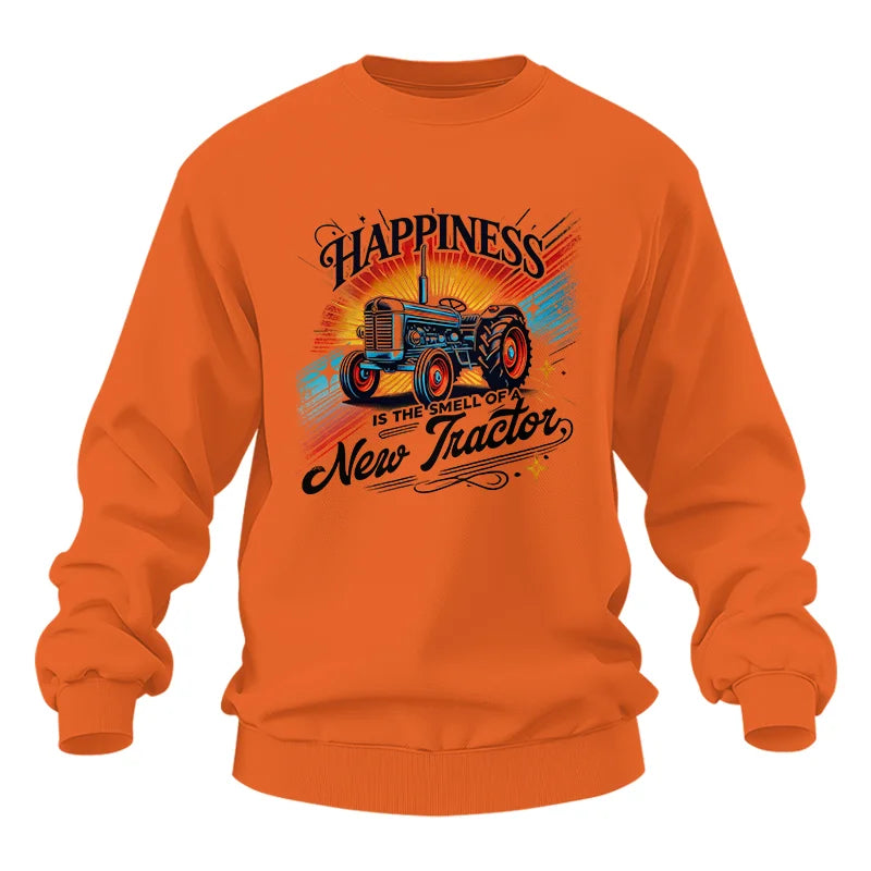 Happiness Is The Smell Of A New Tractor - Unisex Heavy Blend™ Crewneck Sweatshirt