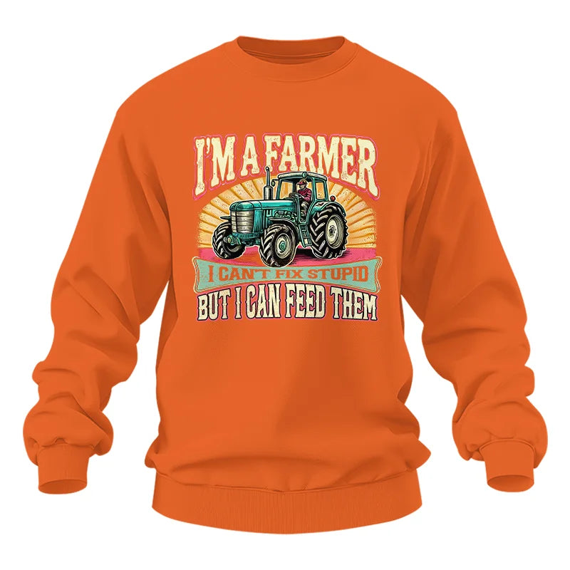 I'm A Farmer_Fix Stupid_Feed Them - Unisex Heavy Blend™ Crewneck Sweatshirt