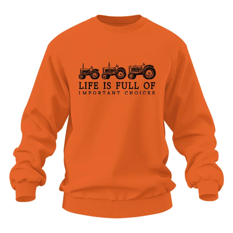 Life Is Full Of Important Choices 13 - Unisex Heavy Blend™ Crewneck Sweatshirt