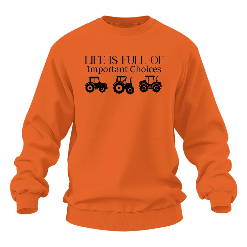 Life Is Full Of Important Choices 23 - Unisex Heavy Blend™ Crewneck Sweatshirt