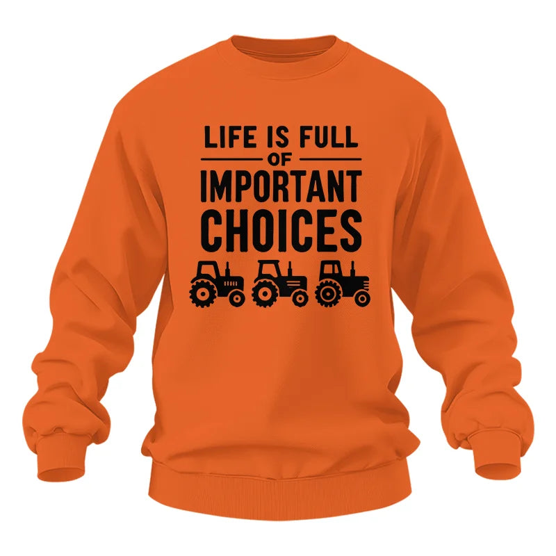 Image of Life Is Full Of Important Choices 27 - Unisex Heavy Blend™ Crewneck Sweatshirt