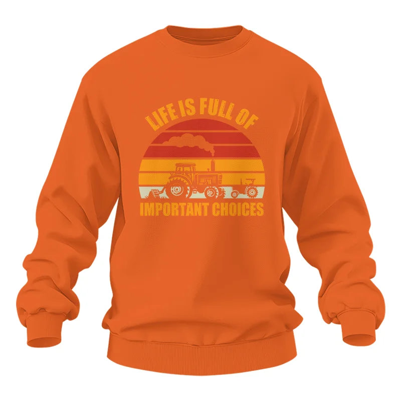 Image of Life Is Full Of Important Choices 32 - Unisex Heavy Blend™ Crewneck Sweatshirt