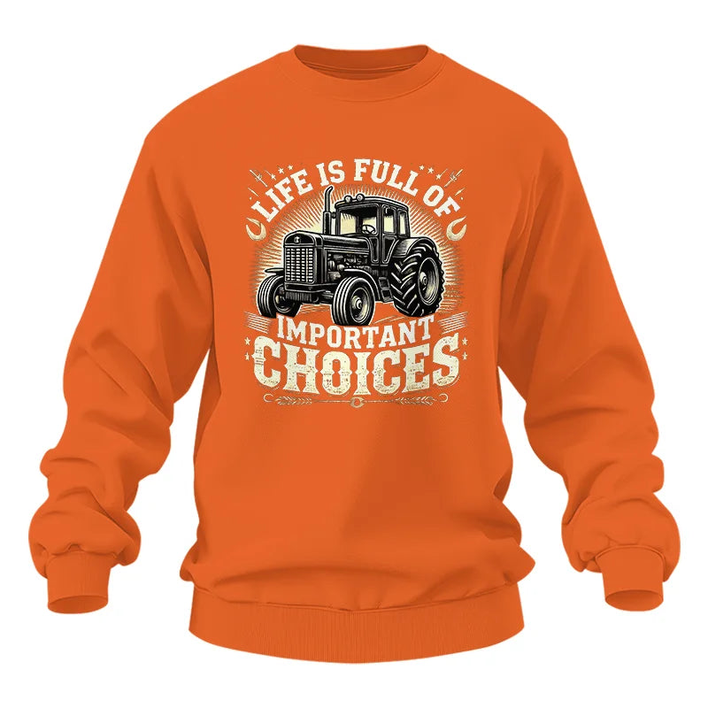 Image of Life Is Full Of Important Choices 5 - Unisex Heavy Blend™ Crewneck Sweatshirt