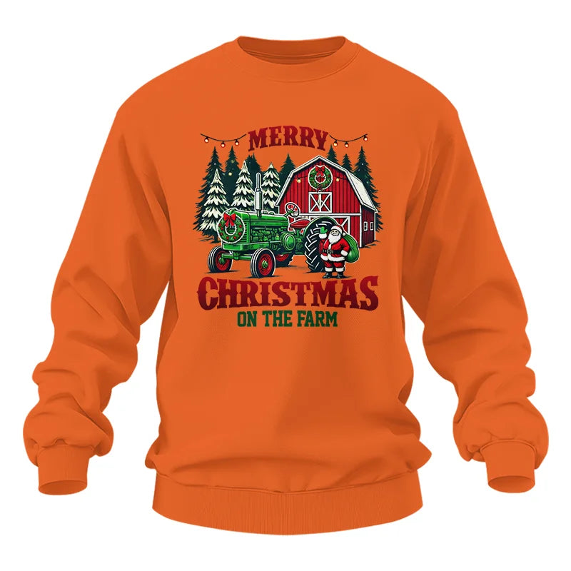 Merry Christmas On The Farm 3 - Unisex Heavy Blend™ Crewneck Sweatshirt