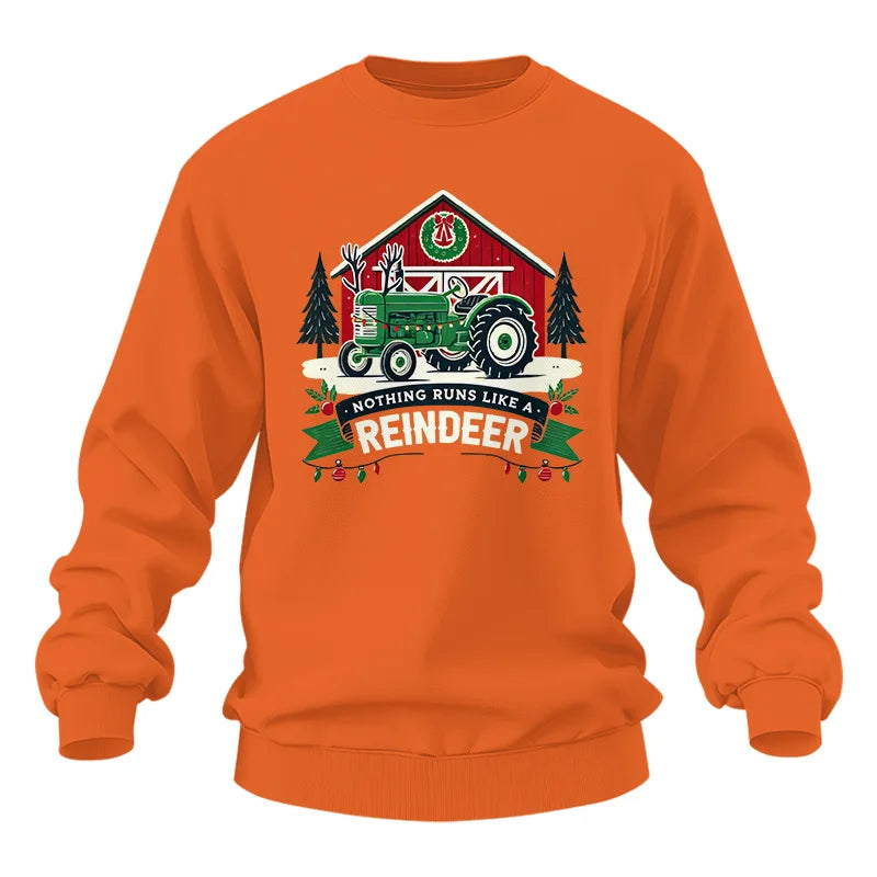 Nothing Runs Like A Reindeer 2 - Unisex Heavy Blend™ Crewneck Sweatshirt