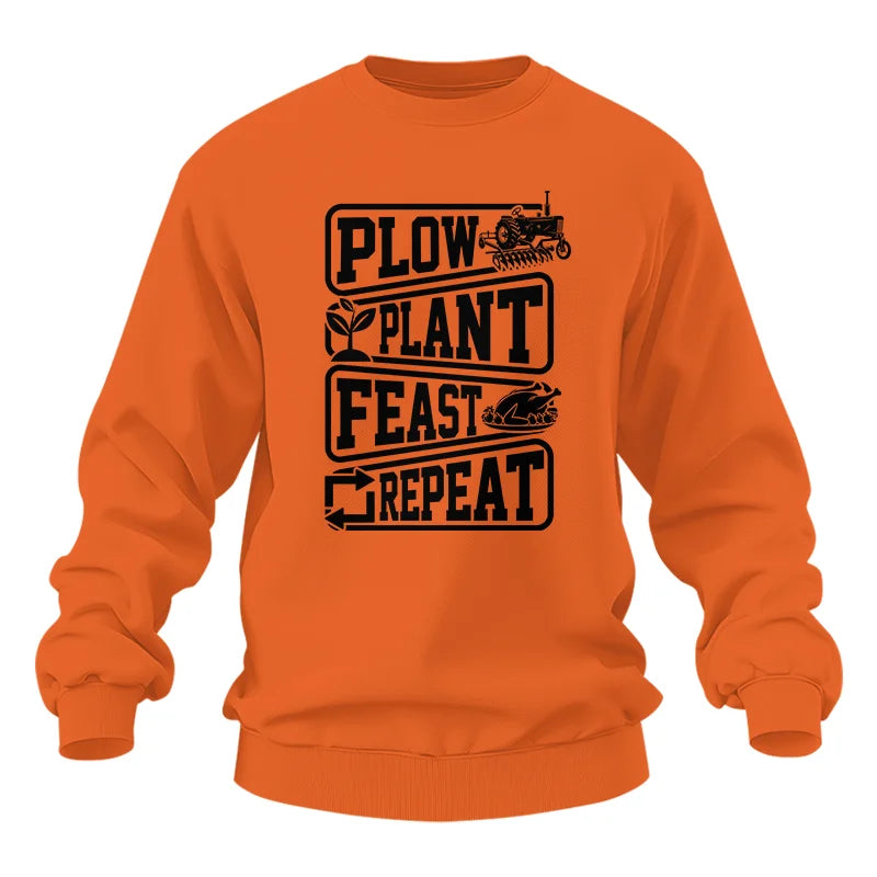 Plow Plant Feast Repeat 1 - Unisex Heavy Blend™ Crewneck Sweatshirt