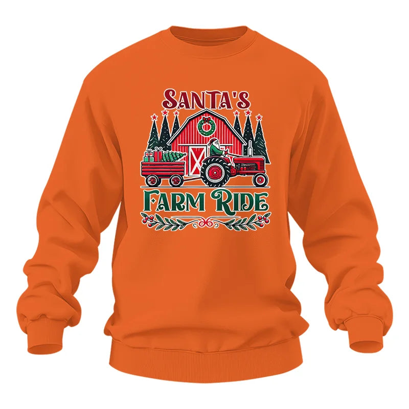 Image of Santa's Farm Ride 1 - Unisex Heavy Blend™ Crewneck Sweatshirt