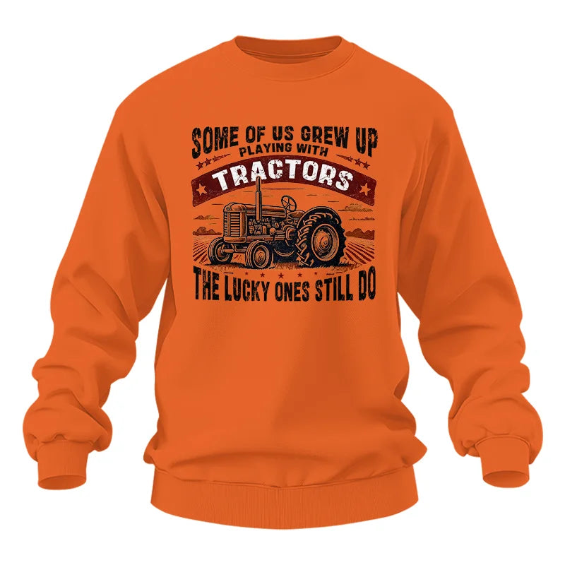 Some Of Us Grew Up Playing With Tractors 2 - Unisex Heavy Blend™ Crewneck Sweatshirt