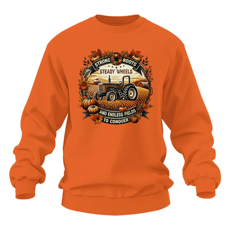 Thanksgiving Farmer Endless Fields To Conquer 1 - Unisex Heavy Blend™ Crewneck Sweatshirt