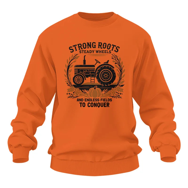 Thanksgiving Farmer Endless Fields To Conquer 3 - Unisex Heavy Blend™ Crewneck Sweatshirt