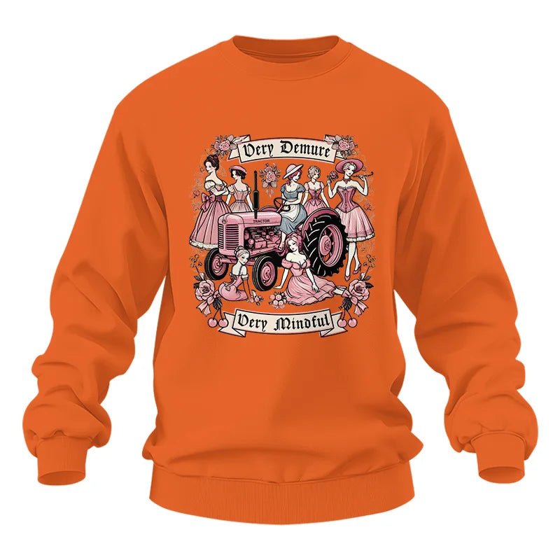 Very Demure Very Mindful Tractor - Unisex Heavy Blend™ Crewneck Sweatshirt