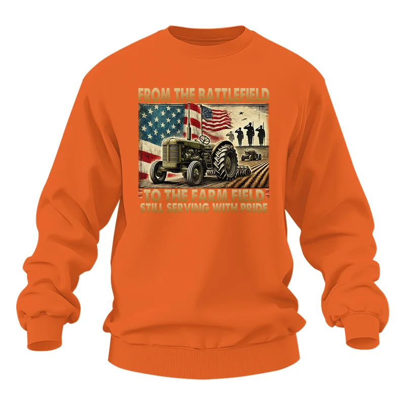 Image of Veteran Farmer From The Battlefield To The Farm Field 1 - Unisex Heavy Blend™ Crewneck Sweatshirt