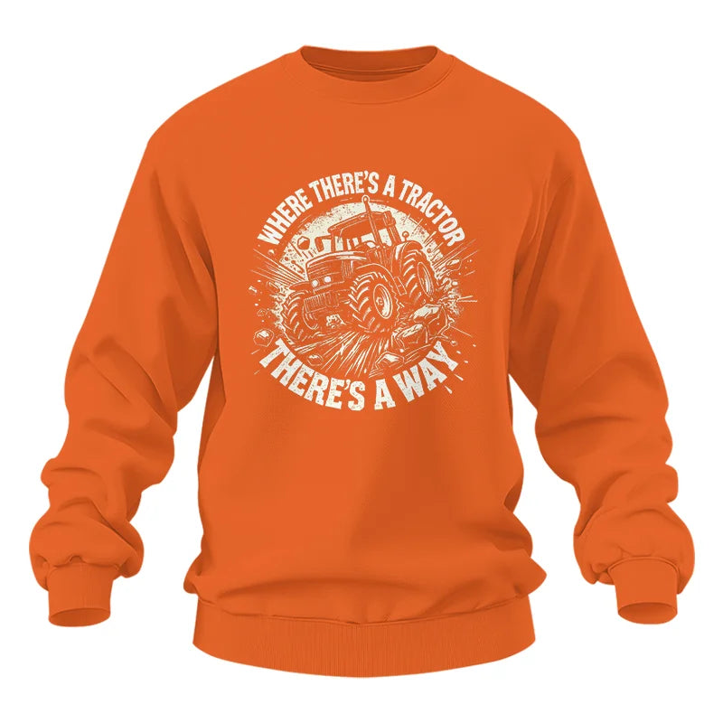 Image of Where There's A Tractor There's A Way 2 - Unisex Heavy Blend™ Crewneck Sweatshirt