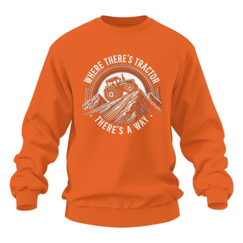 Image of Where There's A Tractor There's A Way 4 - Unisex Heavy Blend™ Crewneck Sweatshirt