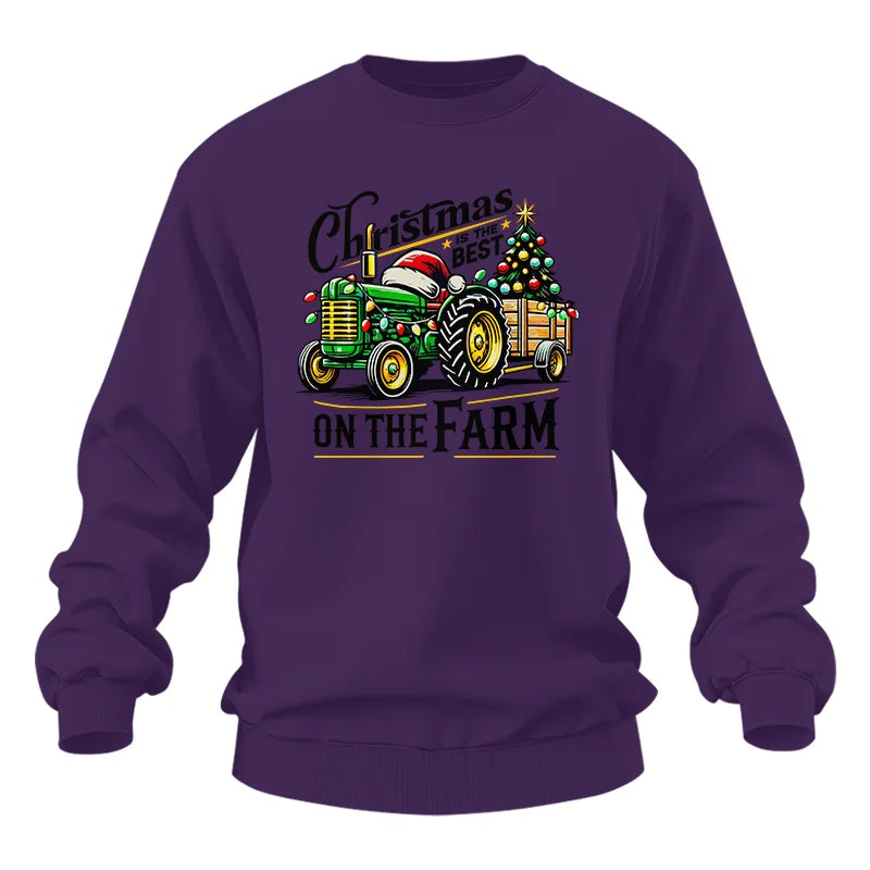 Image of Christmas Is The Best On The Farm 3 - Unisex Heavy Blend™ Crewneck Sweatshirt