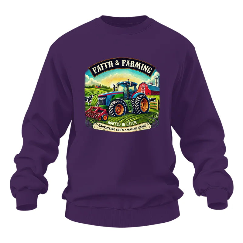 Image of Faith And Farming 2 - Unisex Heavy Blend™ Crewneck Sweatshirt