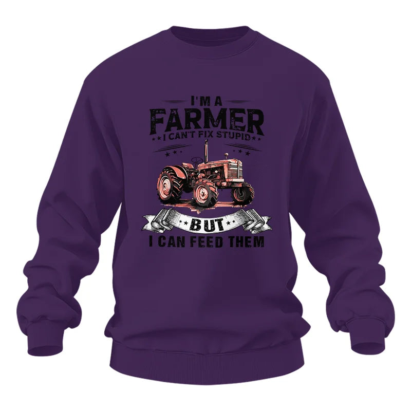 Farmer Can't Fix Stupid - Unisex Heavy Blend™ Crewneck Sweatshirt