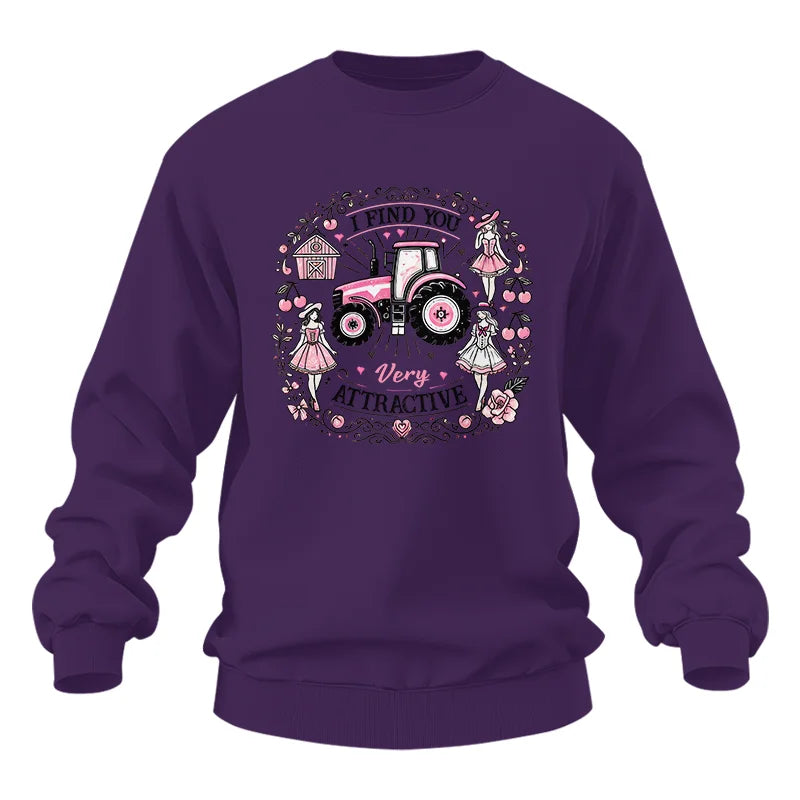 Image of I Find You Very Attractive Pink Cherry - Unisex Heavy Blend™ Crewneck Sweatshirt