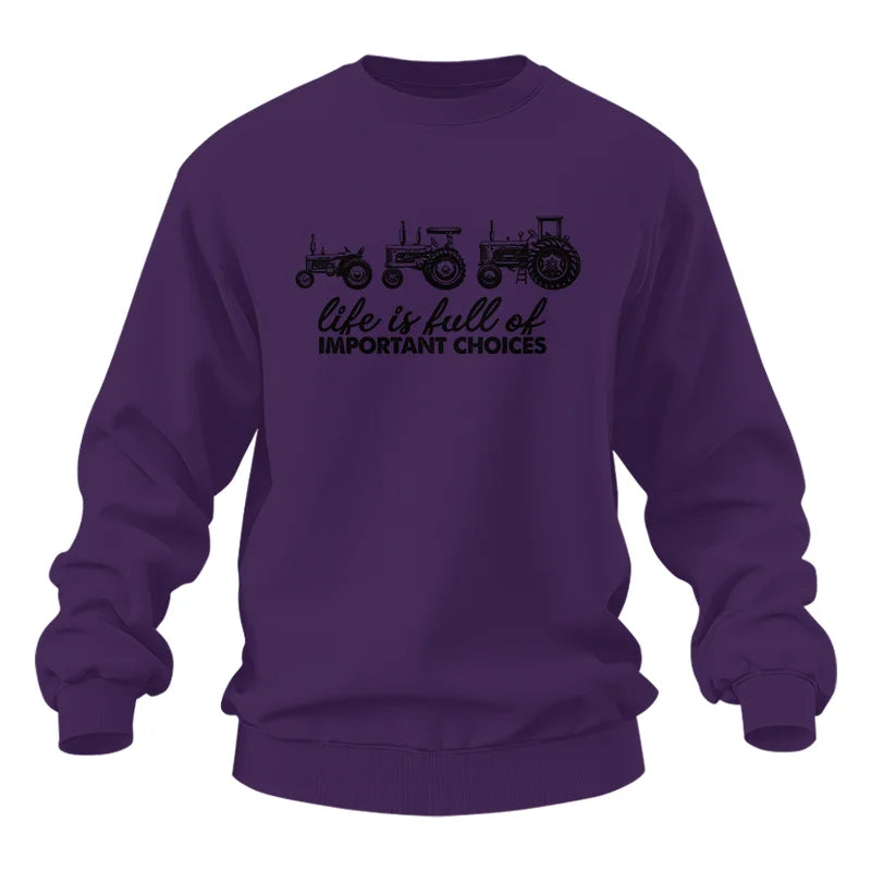 Image of Life Is Full Of Important Choices 10 - Unisex Heavy Blend™ Crewneck Sweatshirt