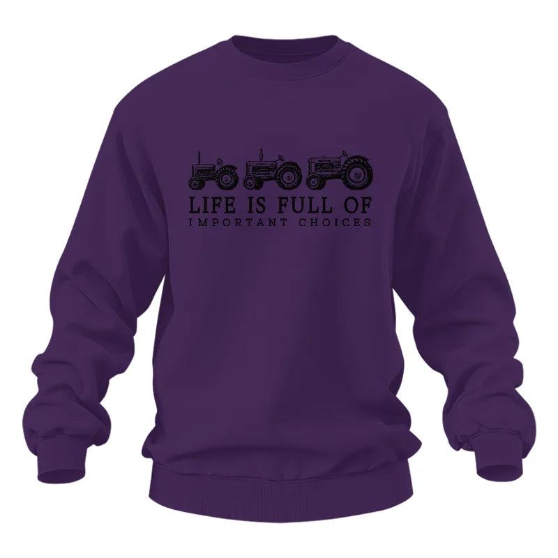 Life Is Full Of Important Choices 13 - Unisex Heavy Blend™ Crewneck Sweatshirt