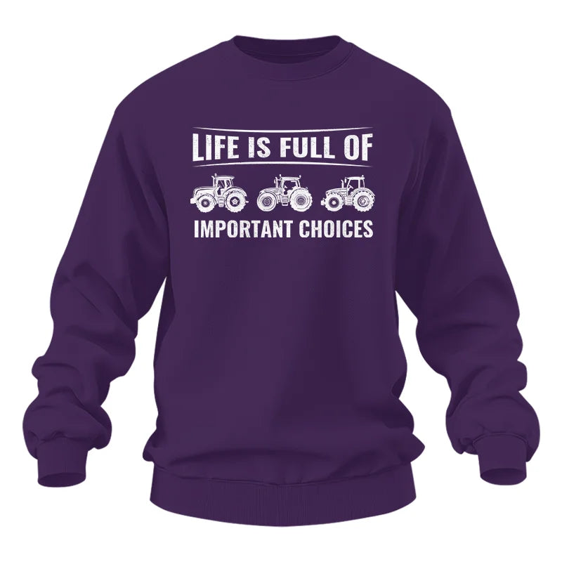 Image of Life Is Full Of Important Choices 16 - Unisex Heavy Blend™ Crewneck Sweatshirt