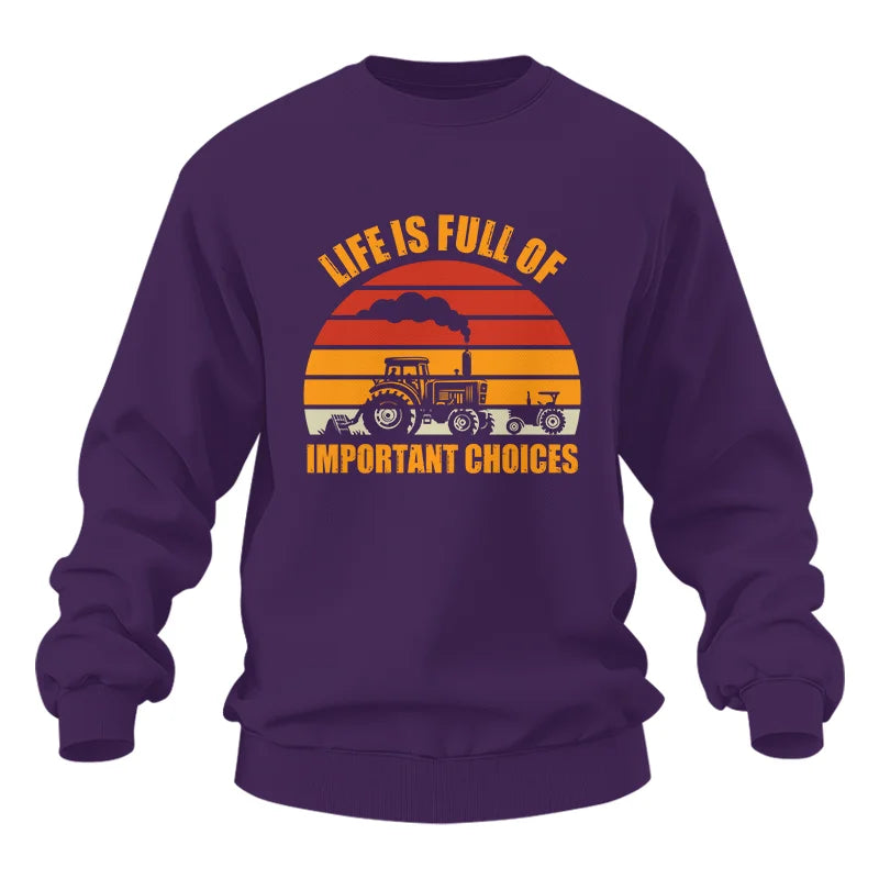 Image of Life Is Full Of Important Choices 32 - Unisex Heavy Blend™ Crewneck Sweatshirt