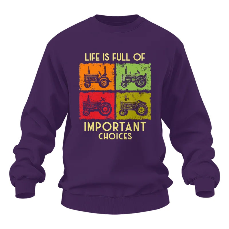 Image of Life Is Full Of Important Choices 33 - Unisex Heavy Blend™ Crewneck Sweatshirt