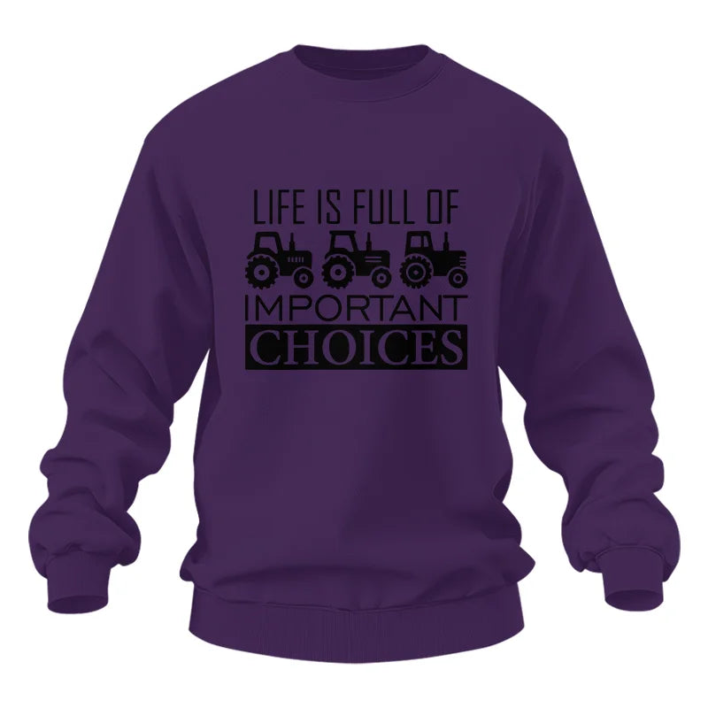 Life Is Full Of Important Choices 35 - Unisex Heavy Blend™ Crewneck Sweatshirt