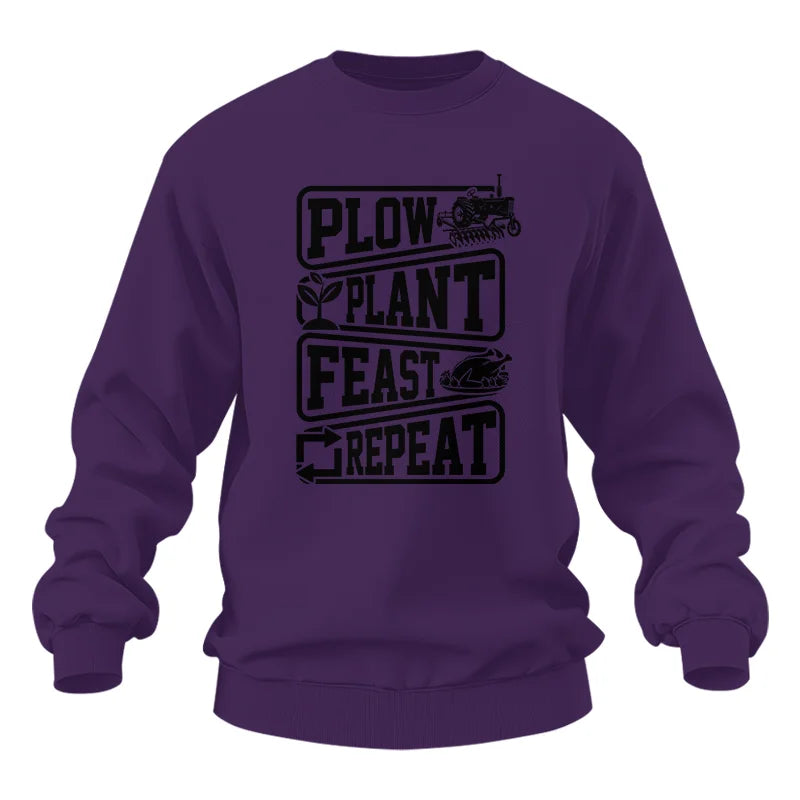 Plow Plant Feast Repeat 1 - Unisex Heavy Blend™ Crewneck Sweatshirt